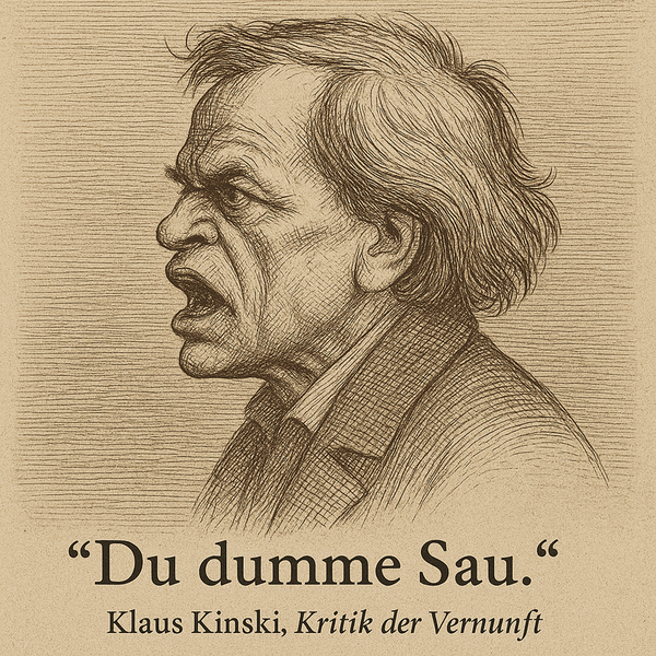 Klaus Kinski: “Du dumme Sau!”